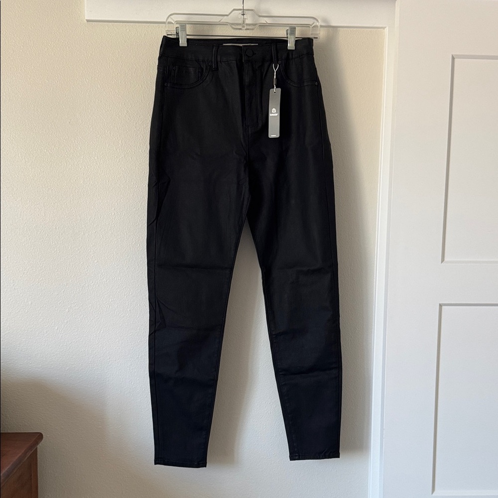 Tractr Classic Black Jeans 12/321 waxed denim nwt
